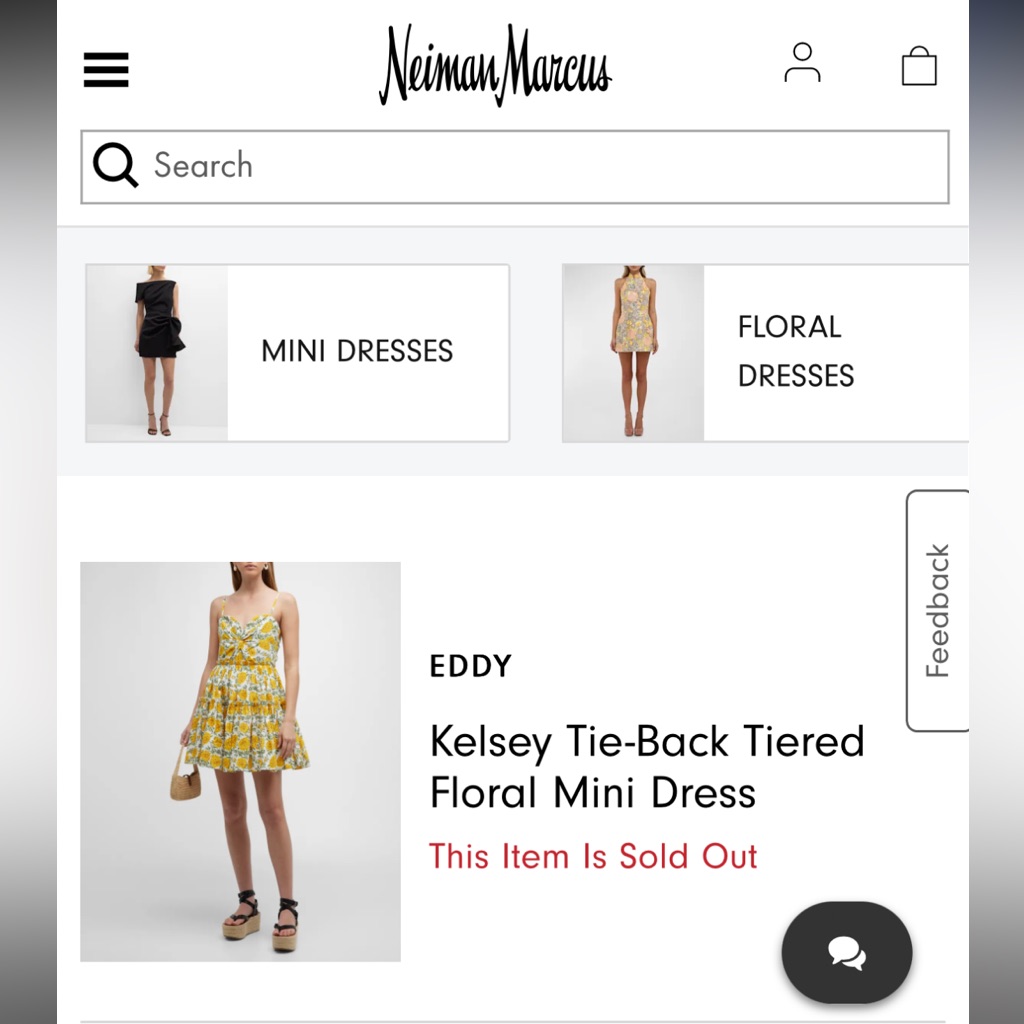 Eddy Yellow Floral Mini Dress